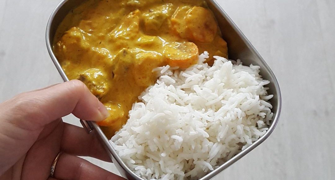 curry de potimarron et seitan